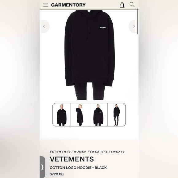 vetements Logo hoodie - Picture 6 of 11